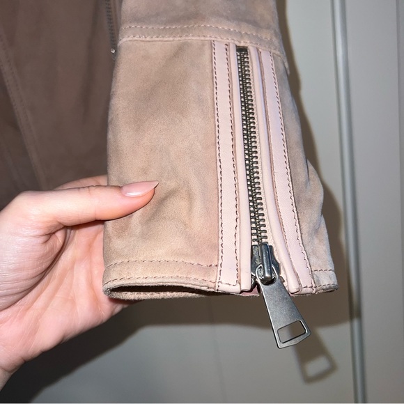 Victoria Victoria Beckham suede Moro leather jacket - Picture 5 of 7